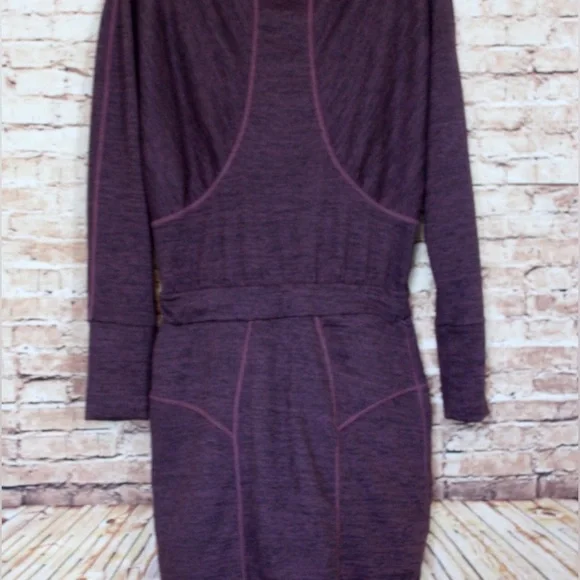 Athleta Plum Give It Your All Sweater Dress - Picture 3 of 7